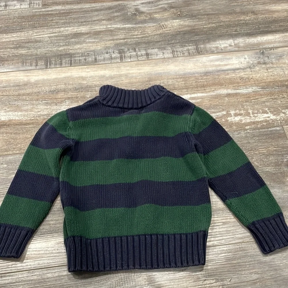 POLO by Ralph Lauren Green Blue Striped Sweater
